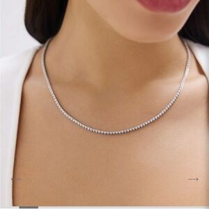 Ring Concierge Mini Diamond Tennis Necklace